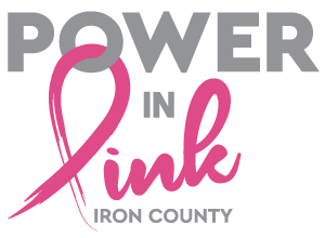 Power In Pink - Iron County Logo